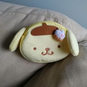 Pom Pom Purin fuzzy plush pouch